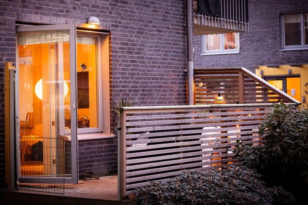 Balcony - Modern Apartment with Terrace in Kvarnbyn