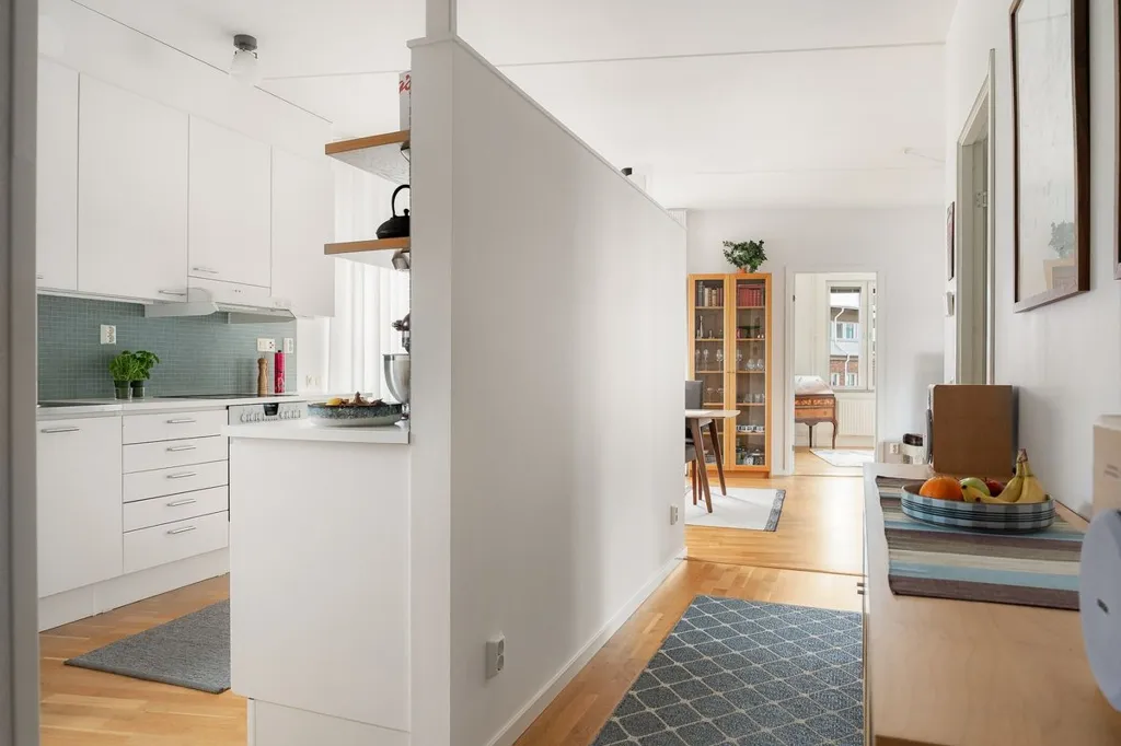 Köök - Modern Apartment with Waterfront Proximity in Saltsjöqvarn