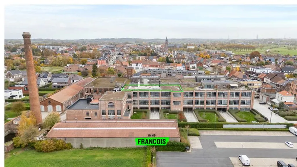 Vue aérienne - Penthouse à Construire avec Terrasse à Avelgem