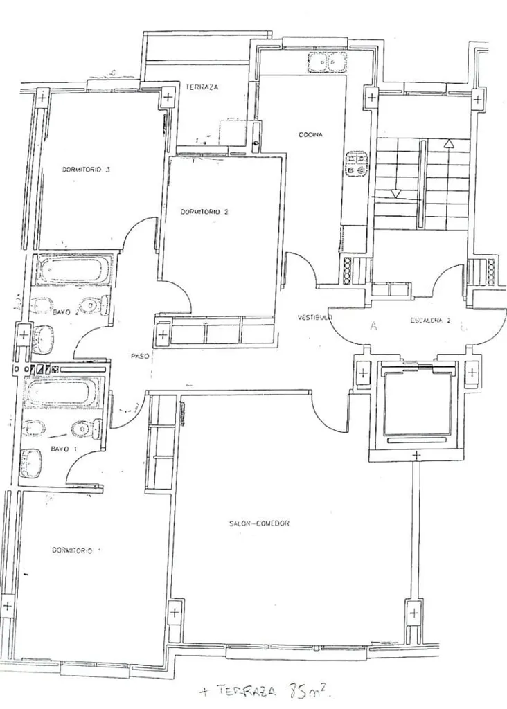 Plaan - Penthouse with Private Terraces in Alicante
