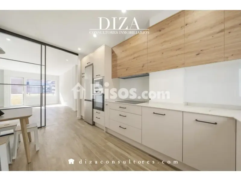 Köök - Apartment with Terrace in Retiro, Madrid
