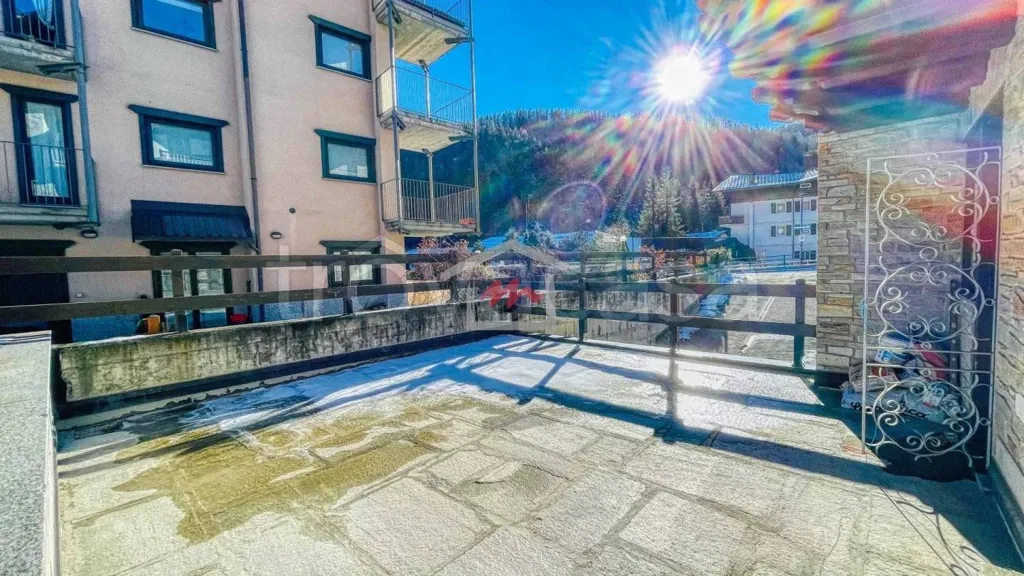 Balcon - Rear-Facing Apartment with Garden in Bardonecchia