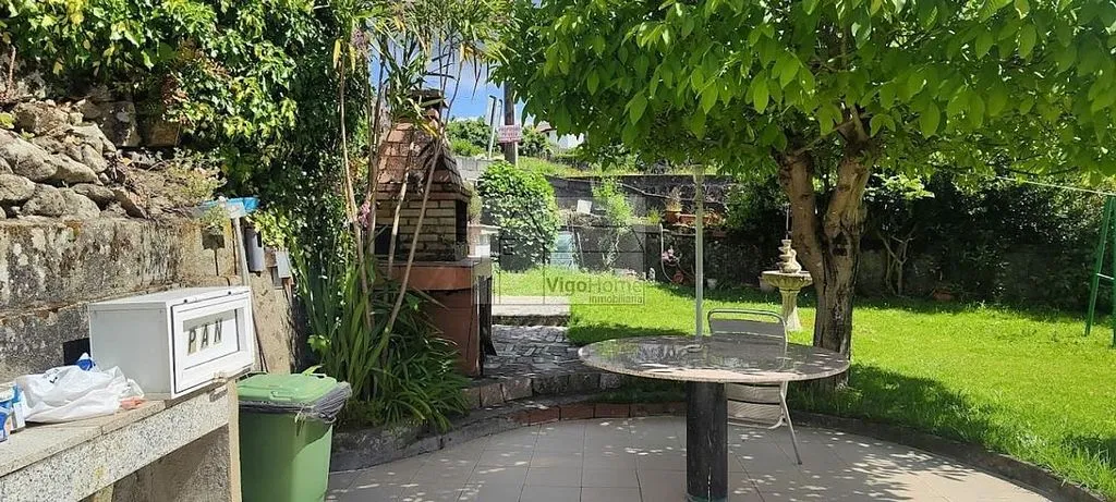 Garden - Chalet with Garden and Garage in Moaña