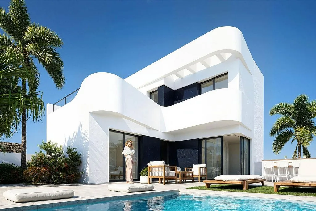 Piscine - Chalet with Pool and Terrace in Algorfa