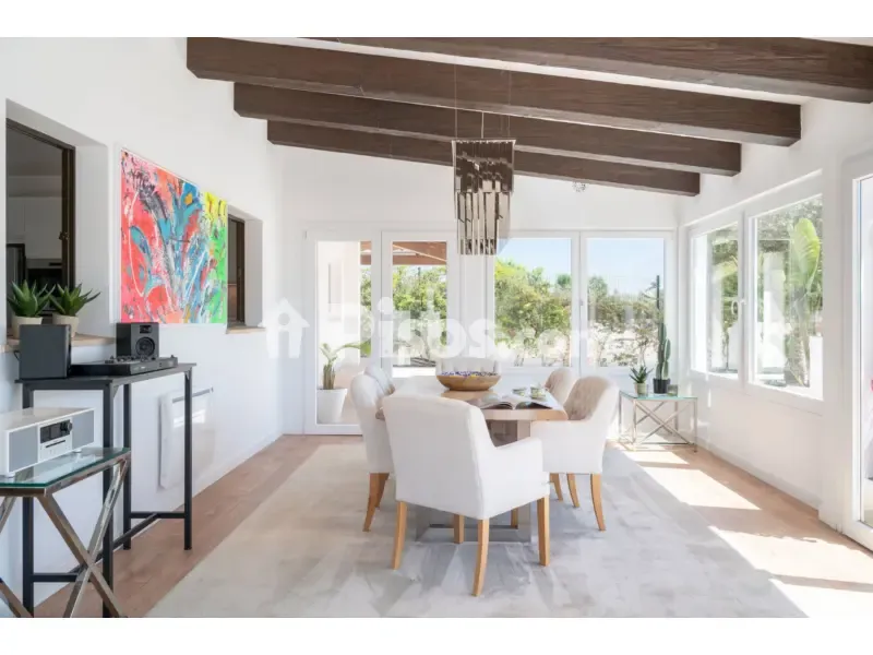Dining Room - Family House with Pool in Son Espanyol