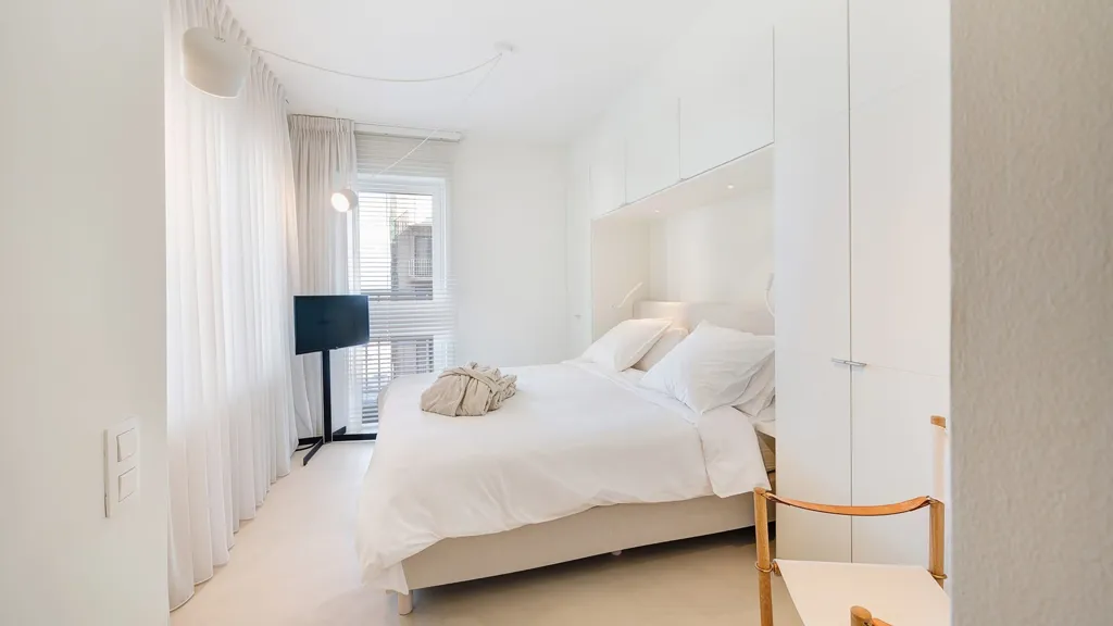 Chambres - Appartement Rénové avec Vues Panoramiques à Zoute