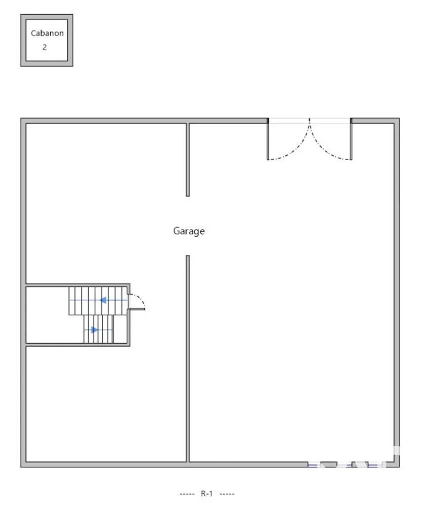 Plan - Maison d'Artisan avec Atelier à Carcassonne