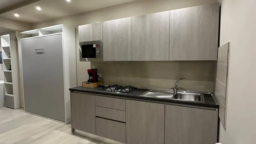 Köök - Open Space Apartment with Sea View in Termoli