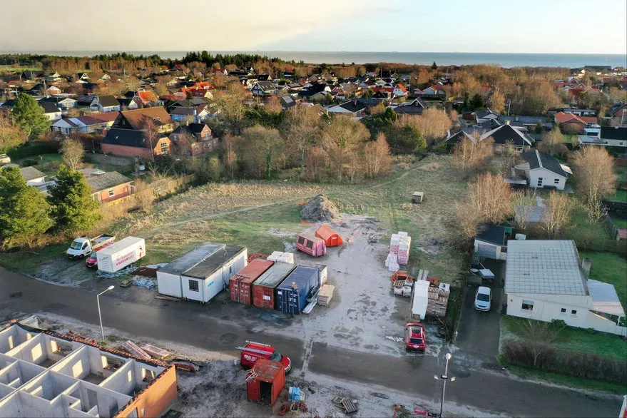 Õhuvaade - Large Plot with Harbour View in Ålbæk