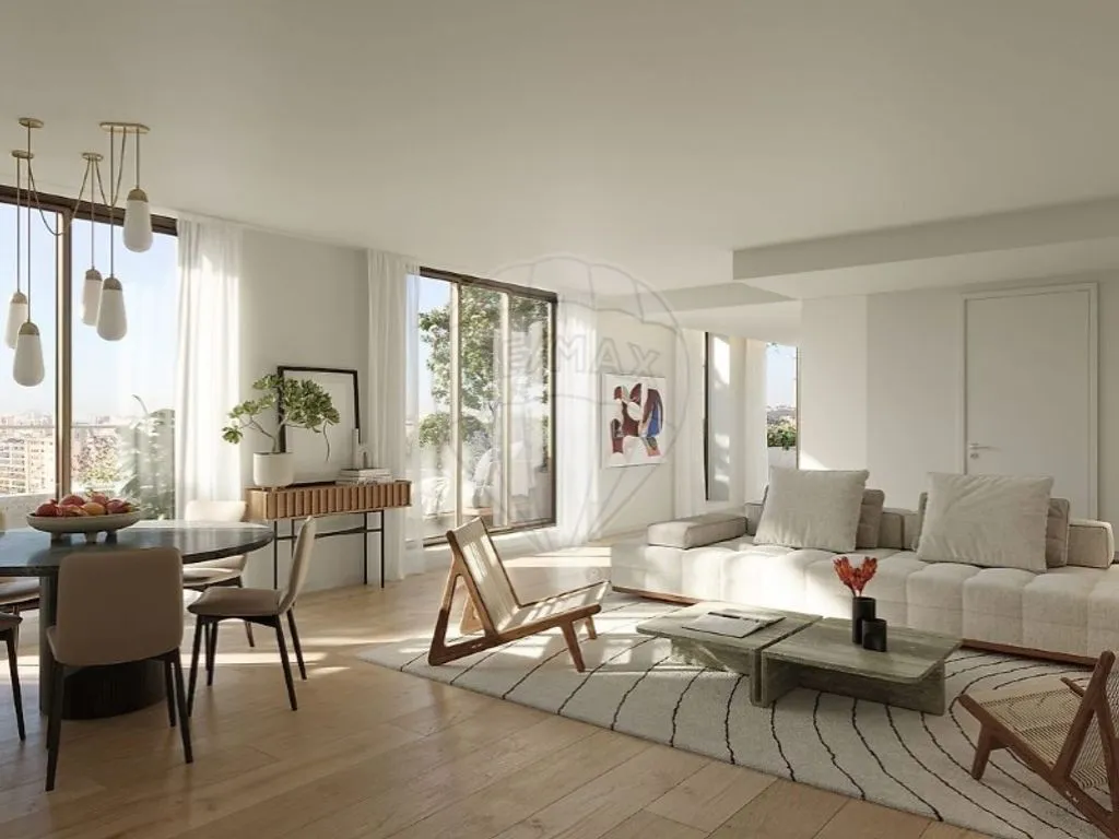 Séjour - One-Bedroom Apartment with Balcony in Alvalade, Lisbon