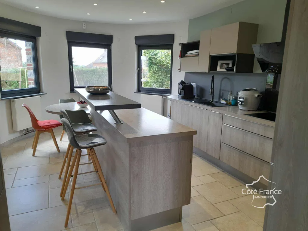 Cuisine - Maison en Pierre avec Jardin à Avesnes-La Capelle