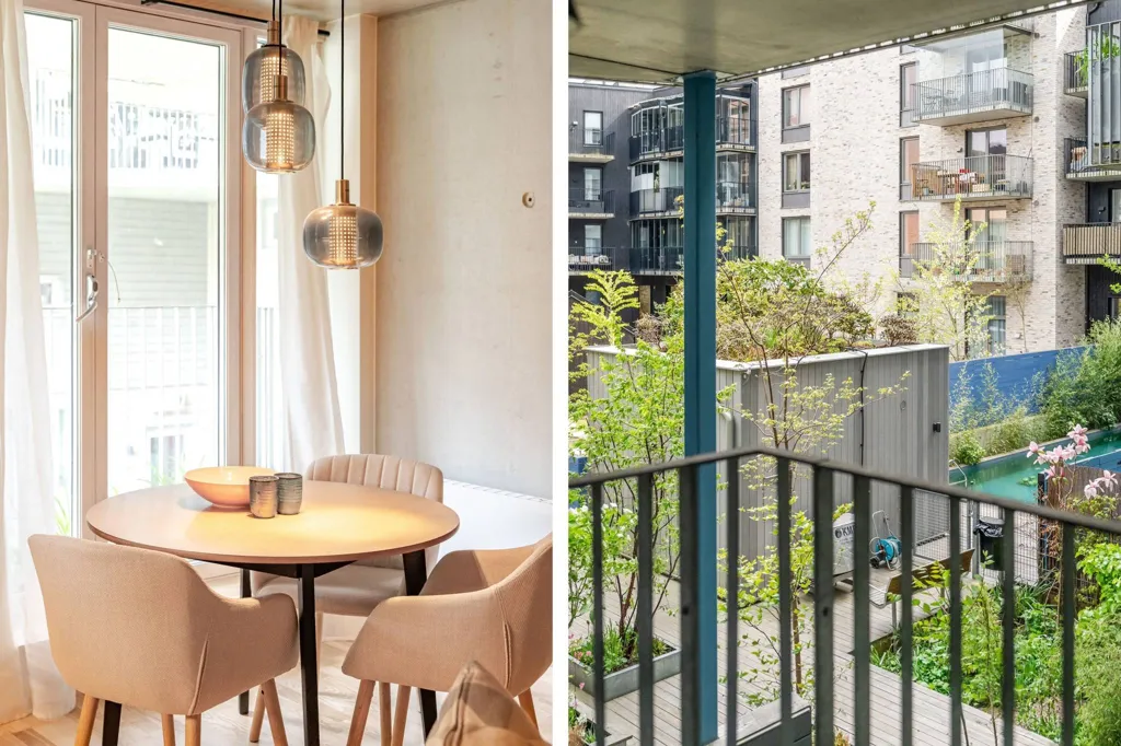Balcon - Modern Flat with Balcony in Brunnshög