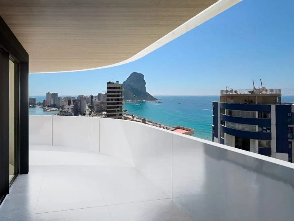Balcony - 1 Bedroom Penthouse with Pool in Calpe