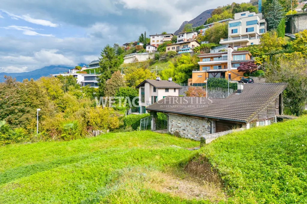 Jardin - Approved Building Land with Lakeside View in Lugano