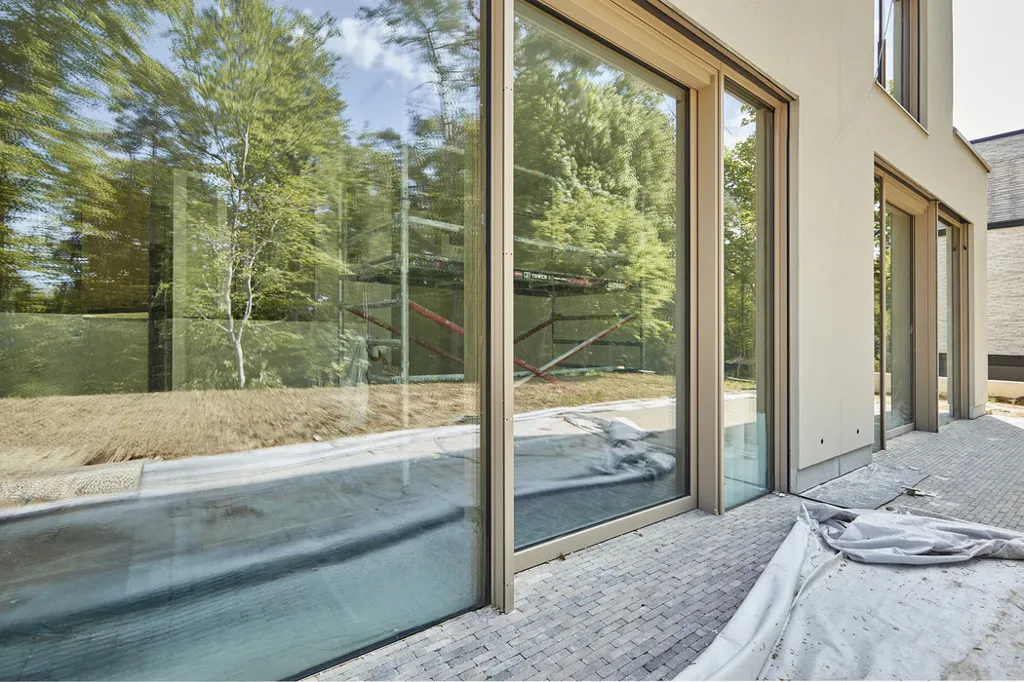 Extérieur - Maison Jumelée avec Vue sur Forêt à Bridel