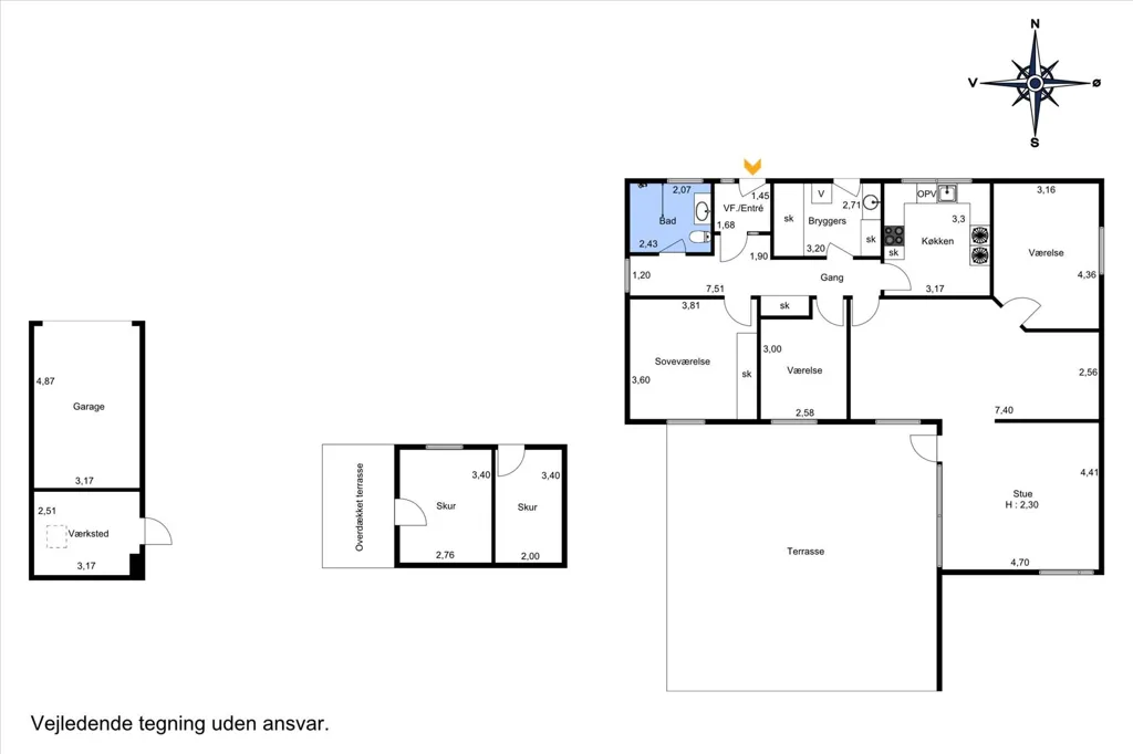 Maison 3 pièces à Haderslev
