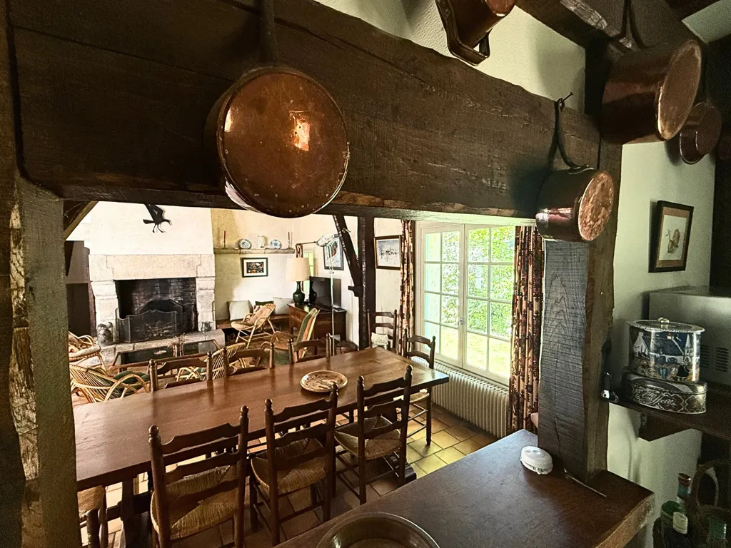 Salle à manger - Maison des Années 1970 avec Grand Terrain à Carnac