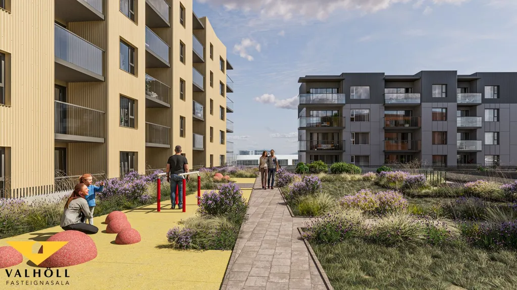 Giardino - Modern Apartment with Balcony in Reykjanesbær