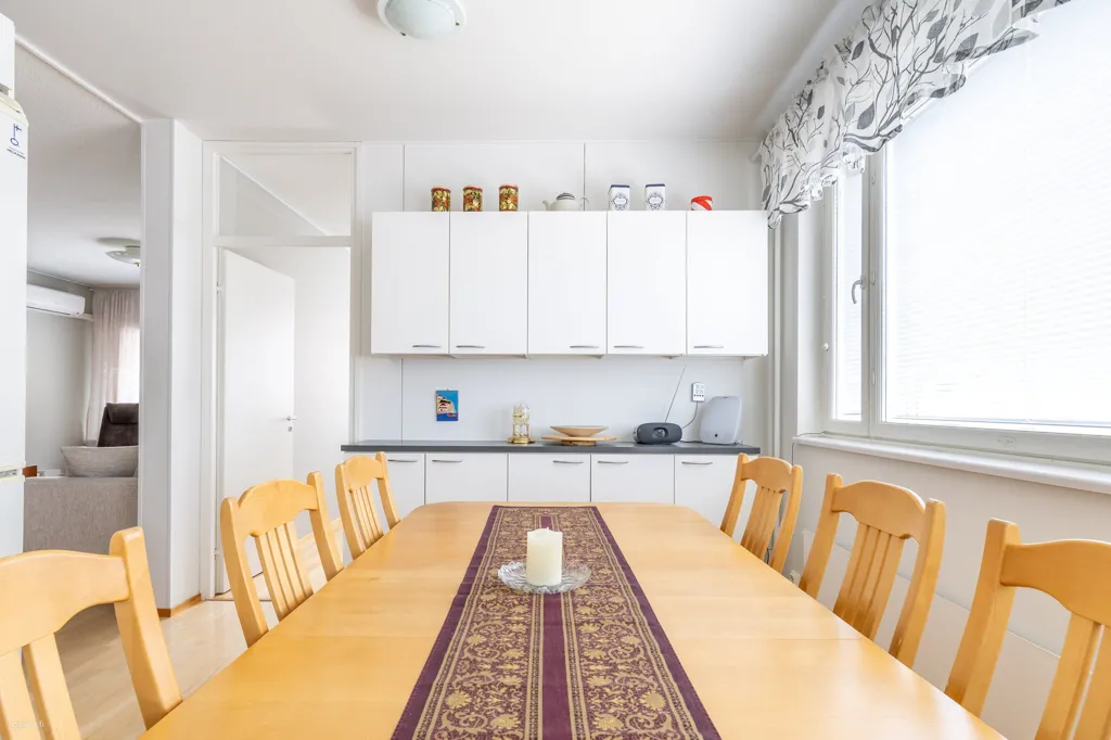 Sala da pranzo - Modernised Apartment with Garden in Kajaani