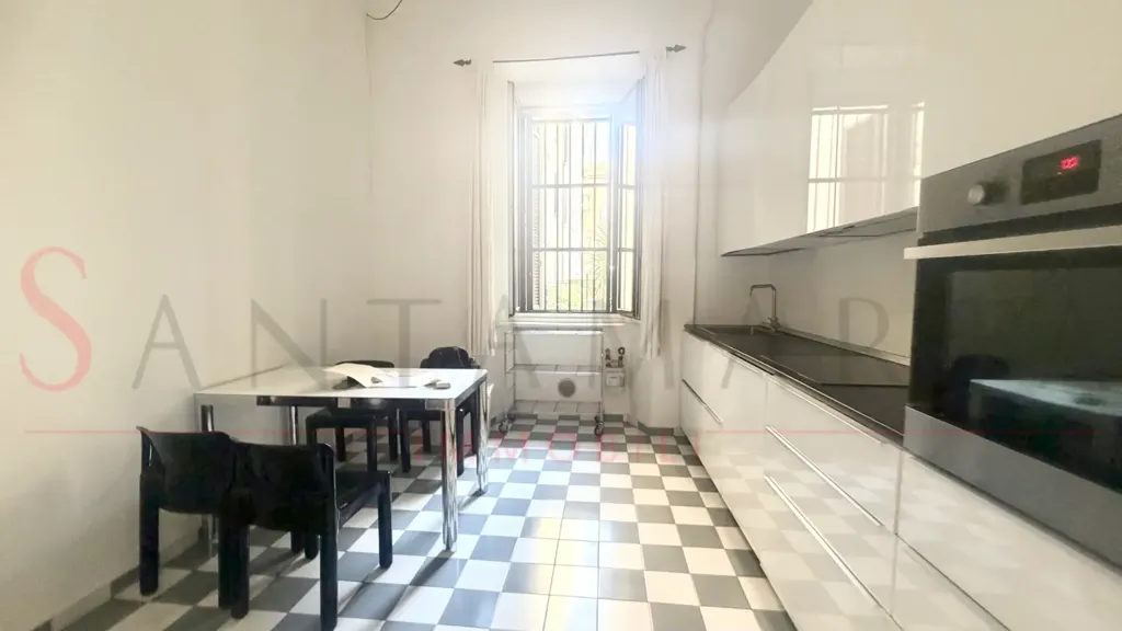 Köök - Rented Triplex with Parquet Floors in Milan