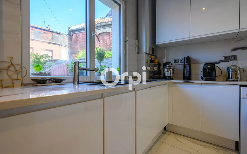Cuisine - Maison Contemporaine avec Terrasse à Waziers