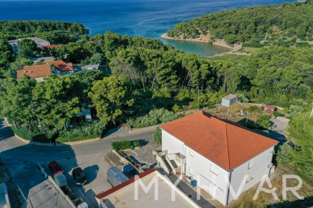 Vue aérienne - Family House with Seafront in Jelsa