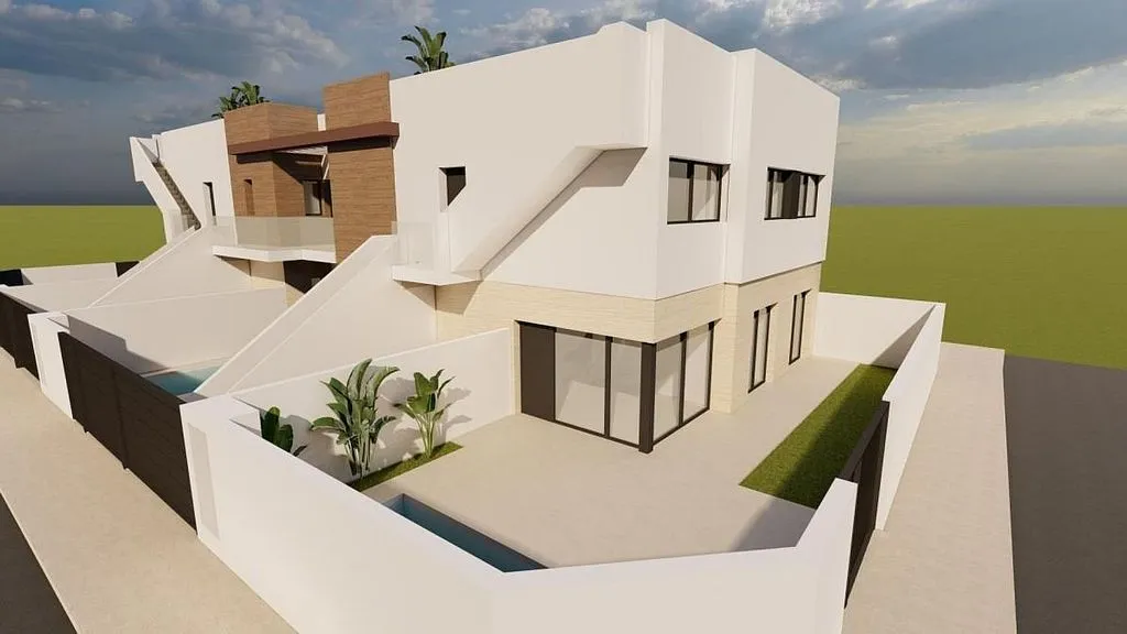 Contemporary Chalet with Pool in Lo Pagán