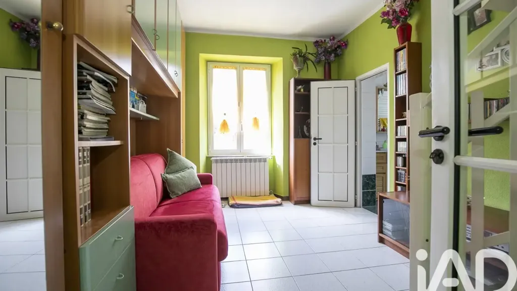 Living Room - Villa with Sea View in Genoa Staglieno