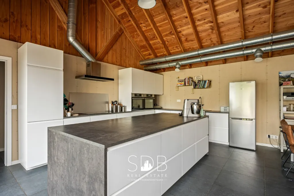 Köök - Contemporary House with Vineyard in Wachtebeke