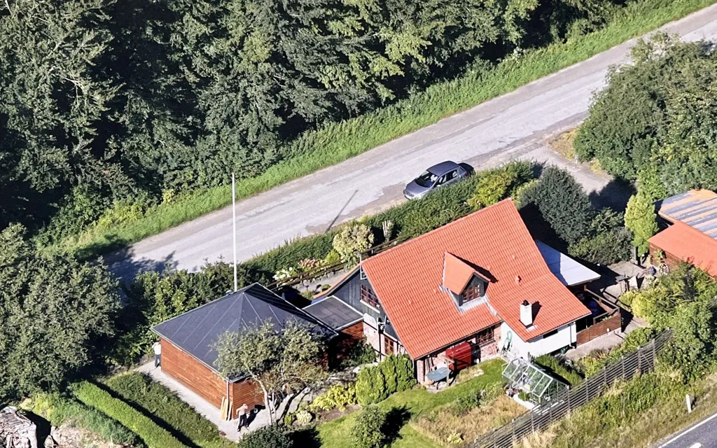 Vista aerea - 1935 Villa with Garden in Viborg