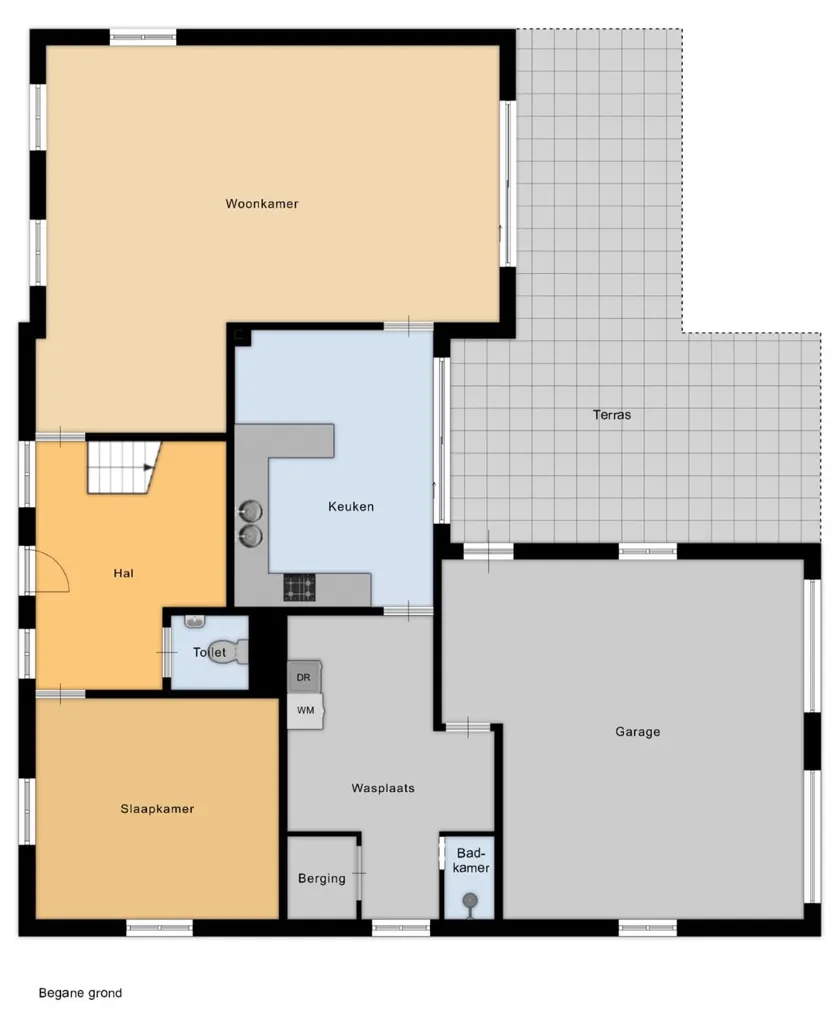 Plan - Villa avec Jardin de 450 m² à Halen