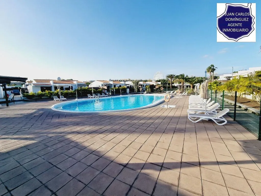 Piscine - Terraced House with Pool in Maspalomas