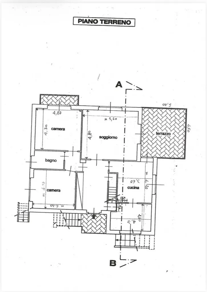 Plan - Luxury Villa with Terrace View in Moncalieri