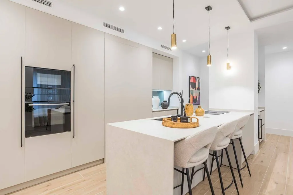 Cuisine - Renovated Flat with City View in Madrid