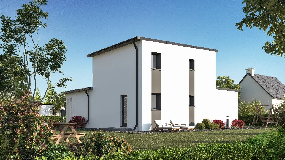 New Build House with Garden near Brest