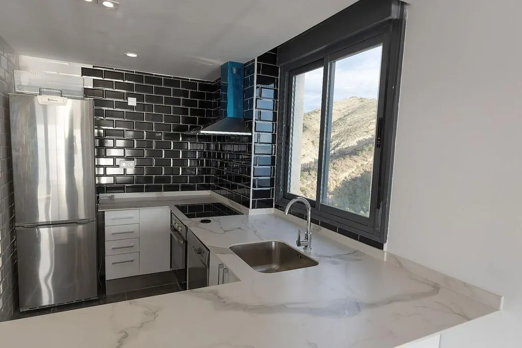 Köök - Duplex with Sea View in Rincón de Loix