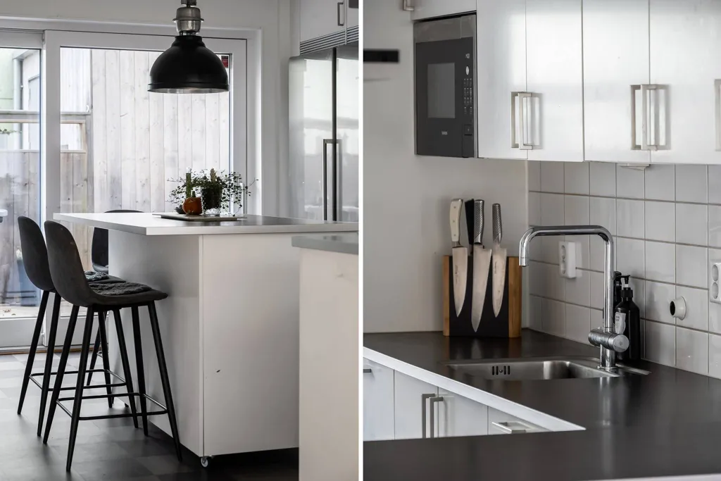 Kitchen - Corner Terraced House with Two Balconies in Tyresö