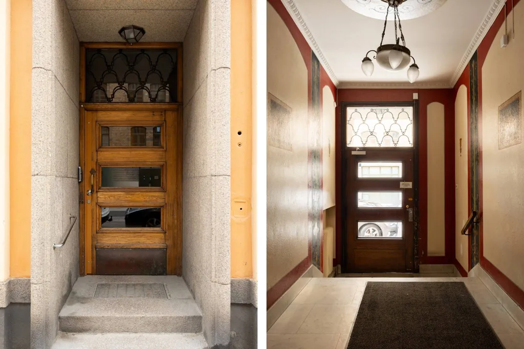 Entrée - Parisian-Style Flat with Balcony in Vasastan