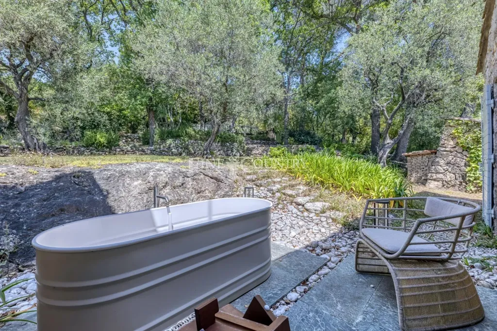 Terrasse - Villa avec vue panoramique près de Cabris