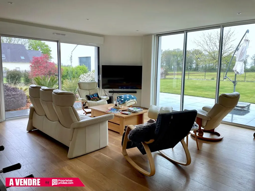 Séjour - Maison Contemporaine en Brique avec Terrasse à 110 m²