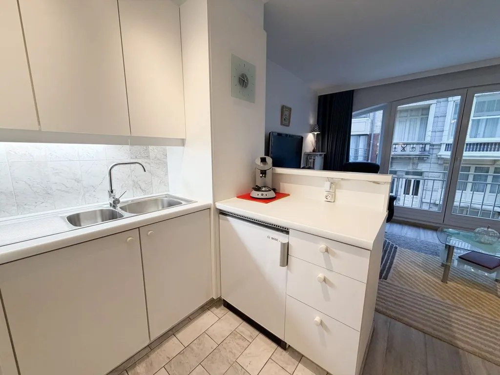 Cuisine - Studio Lumineux près de la Mer à Ostende