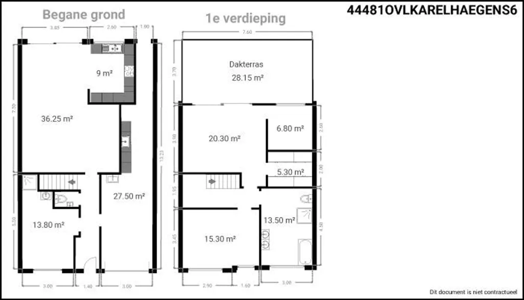 Plaan - Spacious House with Terrace in Zele