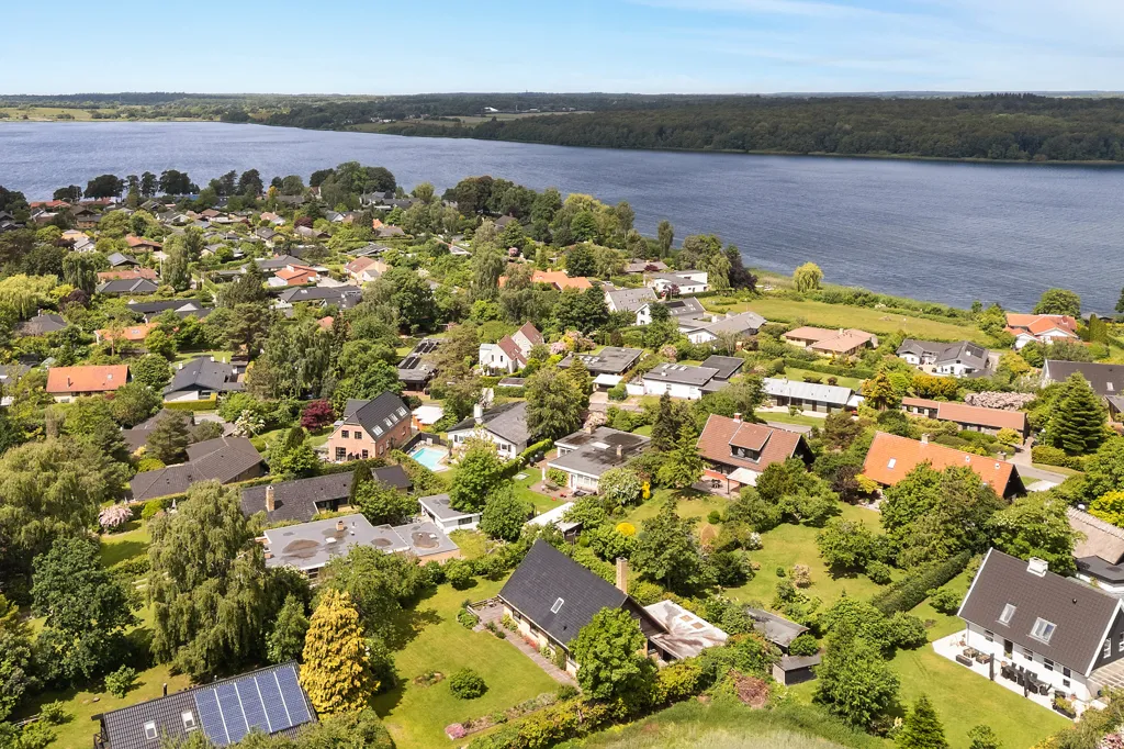 Vista aerea - Villa with Lake View in Ravnsnæs