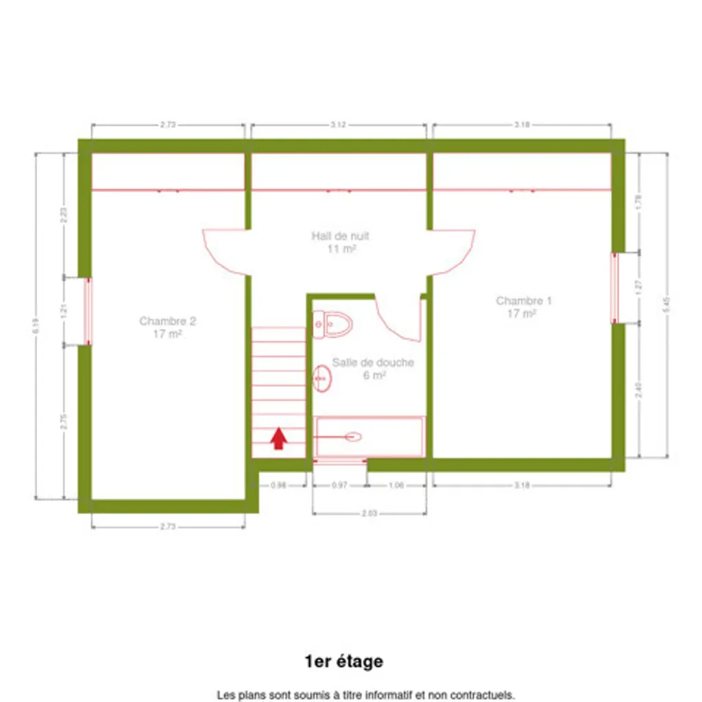 Maison 2 chambres à Chatelet