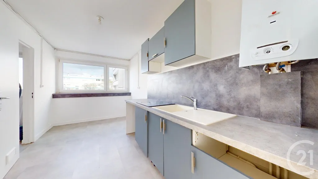 Cucina - 4-Piece Flat with Balcony in Saint-Herblain