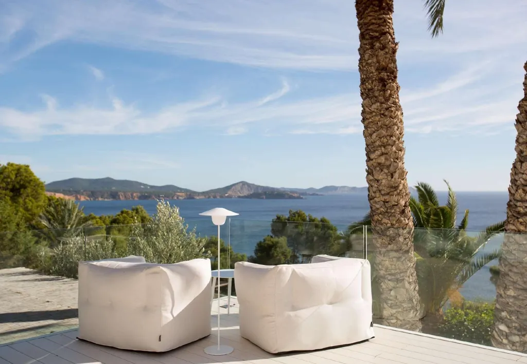 Terrasse - Renovated Villa with Sea View in Es Cubells, Ibiza