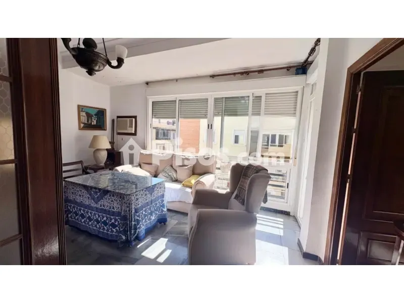 Living Room - Spacious Apartment with Balcony in Calle Asunción