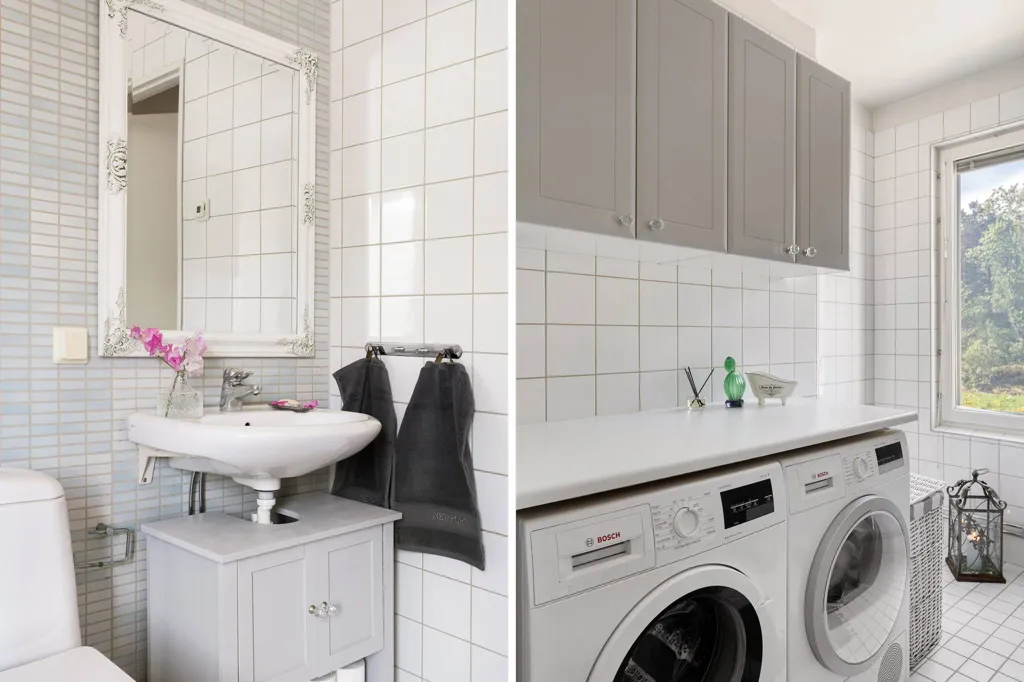 Salles de bain - Modern Apartment with Balcony near Farsta