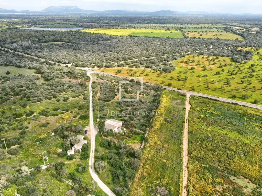 Vue aérienne - Historic Estate with Equestrian Potential in Llucmajor