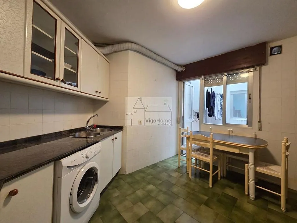Köök - Apartment with Sea View in Moaña